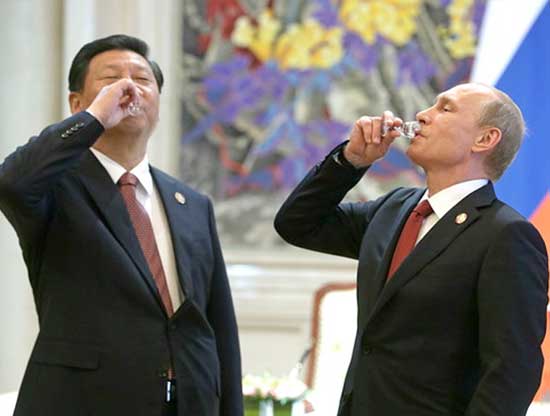 Putin with Chinese dictator Xi Jinping.